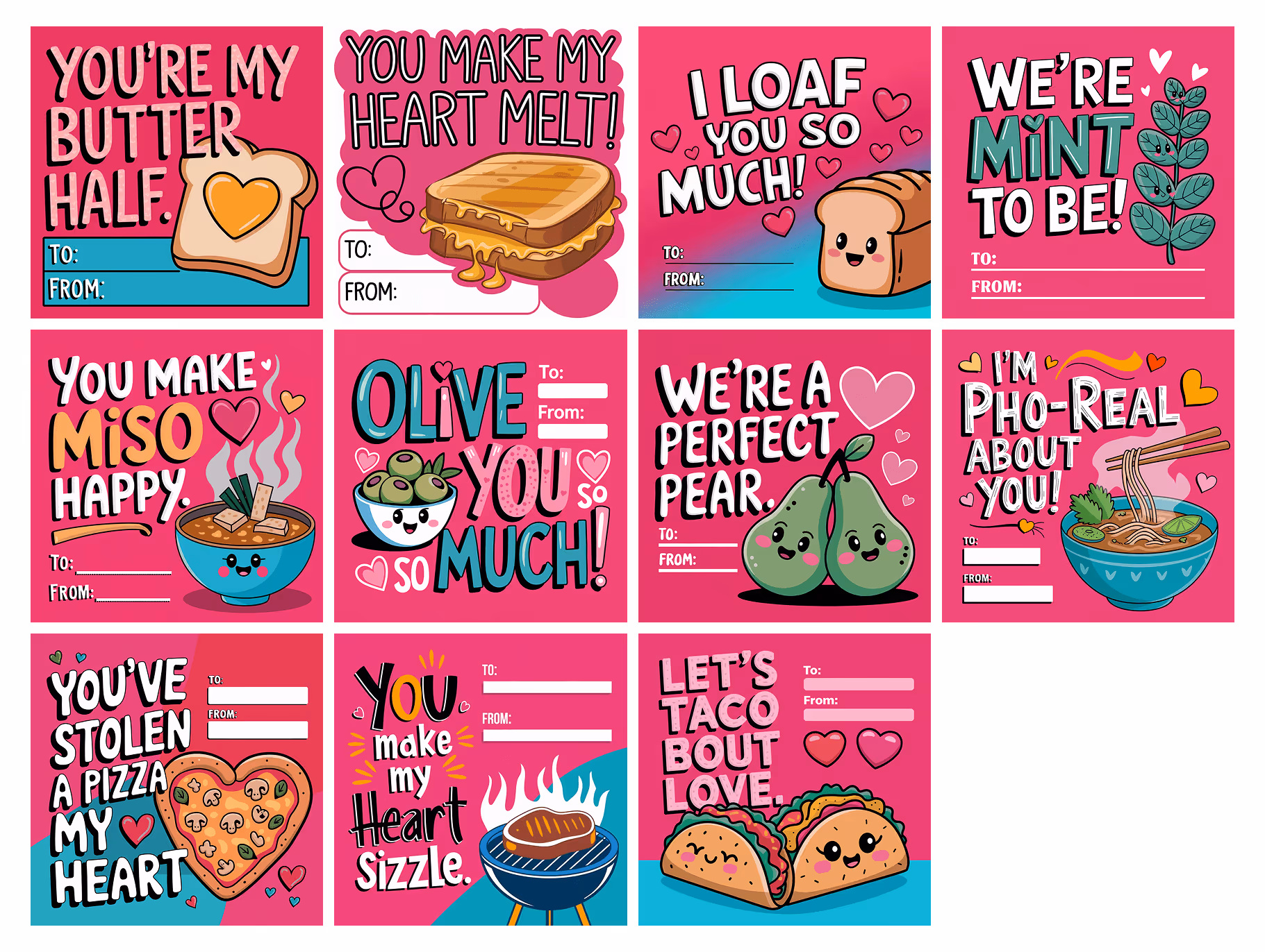 10 Restaurant-Inspired Valentine's Day Cards That Will Feed Your Heart